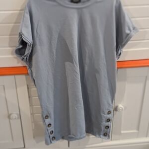Medium blue tshirt dress